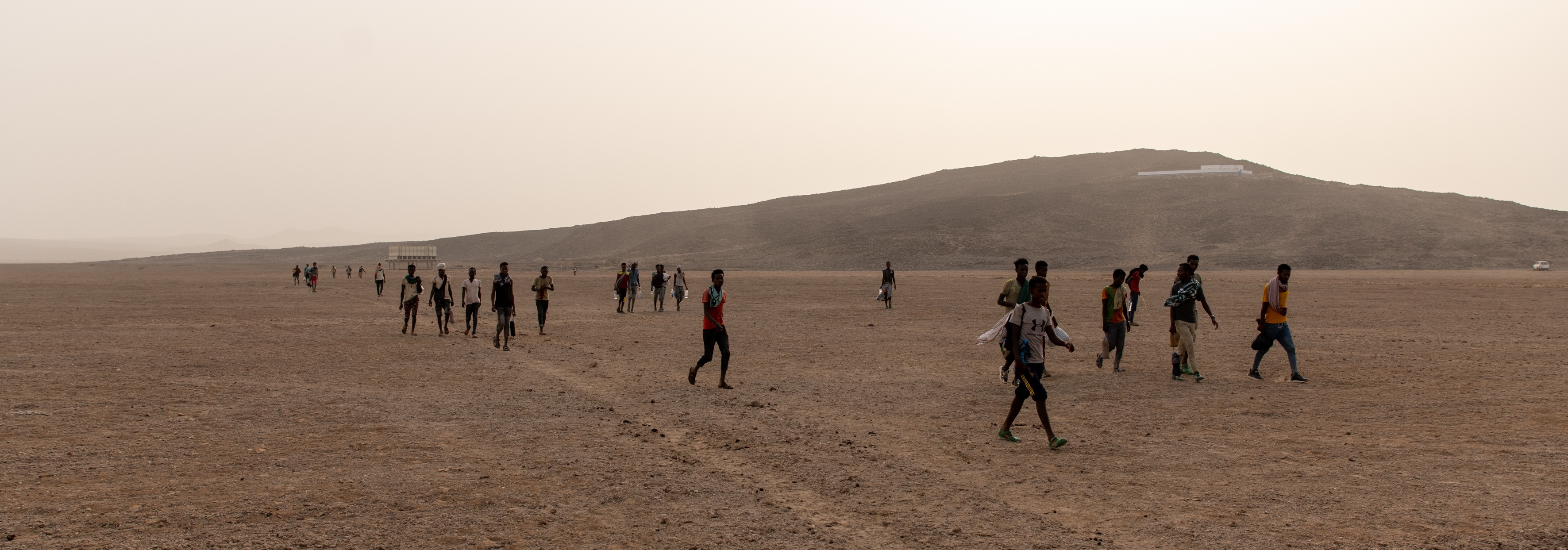Migrants transiting in Djibouti, 2022. IOM Djibouti